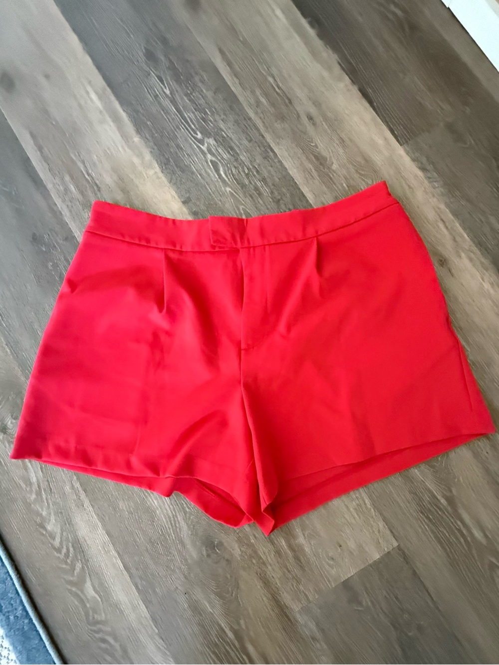 A New Day Vibrant Red Tailored Shorts - Size 17